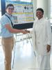 Hon. Jobeth Lillian Coleby-Davis, Minister of Energy and Transport, Government of The Bahamas with Georgia Tech Student
