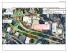 Map of logistics for detours around Regents Drive and Tech Parkway construction.
