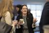 Christine Conwell at the Energy Day networking hour