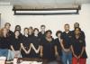 Pearson is pictured with his inaugural honors sociology class at Wake Forest University.