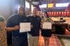 Gary Spinner and Rebecca Grieco received the first IMS employee excellence awards