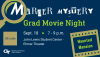 Murder Mystery Grad Movie Night graphic
