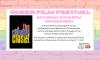 DramaTech flyer; queer film festival hosted by DramaTech