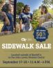 sidewalk sale