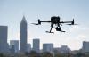 Photo of a drone deployed from the hub. 