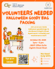 Flyer for the JMHP Halloween volunteer event on October 29th, 2025.