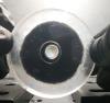 This rubbery disc is an artificial eye that could give soft robots vision. Corey Zheng/Georgia Institute of Technology