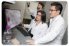 Three Georgia Tech researchers working together on cancer research