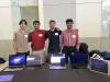 Team CodeOrbit took first place at the Expo. Photo by Jennifer Whitlow. 