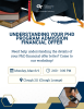 Flyer for PhD Program Admission Financial Offer Workshop