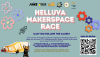 Helluva Makerspace Race Flyer with QR code