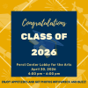 spring graduation event flyer