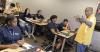 GT Computing Assistant Dean for Outreach Cedric Stallworth (right) is a longstanding advocate of sharing the creative side of computing with high school students.