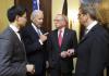 Philipp Rösler, Joe Biden, Sam Nunn, and Guido Westerwelle