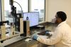 Parker in the lab