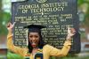 Alexis Coates earned her degree from Georgia Tech in mechanical engineering. 