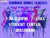 SCPC Summer Dance Classes on 7/5, 7/11 & 7/19 in the SC Ballroom.