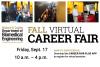 Coulter BME Fall Virtual Career Fair, Friday, Sept. 17, 10a-4p