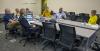 The non-profit board, led by Executive Director Mark Randolph (center), strategizes for the coming year.