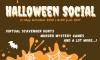 Flyer for Asha for Education's Halloween Social. Held Oct. 30, 2020.