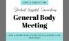 Flyer for Student Hospital Connections's Introductory General Body Meeting. Held Sept. 3, 2020 at 6 p.m.