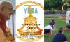 Event flyer for Intentional Yoga with American Monks on Sep. 13