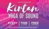 Flyer for Bhakti Yoga @ GT's Kirtan - Yoga of Sound. Hosted every Friday from June 26 - July 31, 2020 from 8-9 p.m.