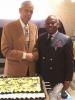 Civil Rights Leader Julian Bond and Augustine Esogbue