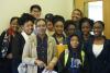 Banneker High School students attended a sample class and heard from panelists during their visit to Georgia Tech. 
