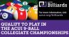 Georgia Tech 9 Ball Sectional Tournament on 3/3 & 3/4!