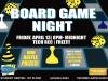 black background, board game squares with yellow gaming piece