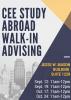 CEE Walk In Advising Flyer for OIE
