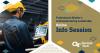 A man in a hard hat monitors performance on a screen in manufacturing space. Text reads Professional Master's in Manufacturing Leadership Online Info Session