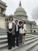 2017 winning Carbon Reduction Challenge team on the US Capitol steps.