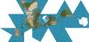 Dymaxion world map