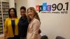 Yolanda, Lashawne, and Lien at WABE news station