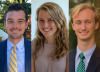 Headshots of Cade Lawson, Samantha Cameron, and Turner Stevens