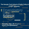 Flyer for the Emancipatory Data Panel, held Thursday, Sept. 30 at 11 a.m.