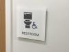 Gender-Inclusive, Single-Occupant Restroom Signage