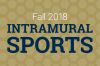 Fall 2018 Intramural sports graphic. 