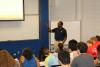 ISyE Lecturer and Advisor Damon P. Williams in the classroom