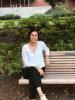 Photo of Alejandra Ruiz Leon sitting on a bench