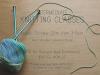 Paper & Clay Knitting Classes on 10/20.