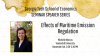 Graphic promoting the speaker series event with a photo of Michelle Marcus and black text on a gold patterned background