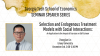 Graphic promoting the speaker series event with a photo of Zhongjian Lin and black text on a gold patterned background