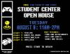 Faculty & Staff Student Center Open House on 8/8.