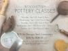 Paper and Clay Introductory Pottery Classes in April
