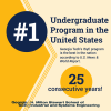 For a quarter-century, ISyE's undergraduate program has been ranked No. 1. 