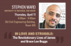 Stephen Ward with Information regarding his talk.
