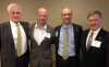GT Computing's Dean Zvi Galil, Udacity's Sebastian Thrun, AT&T's Scott Smith, and GTPE's Nelson Baker